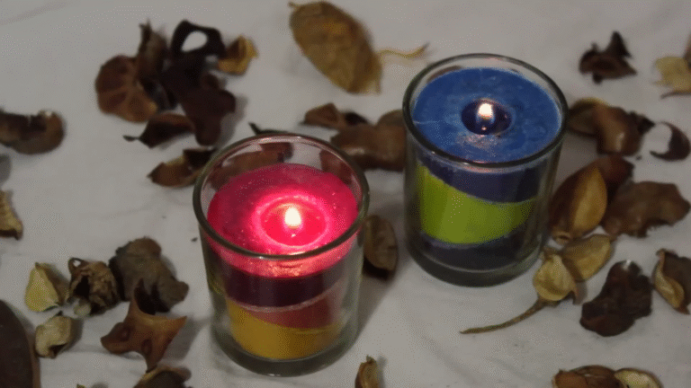 Artful Ambiance Starts With Glowing TriColor Candle Magic