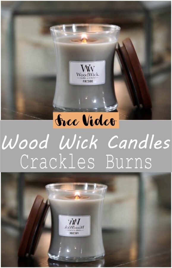 Wood Wick Candles Crackles Burns 
