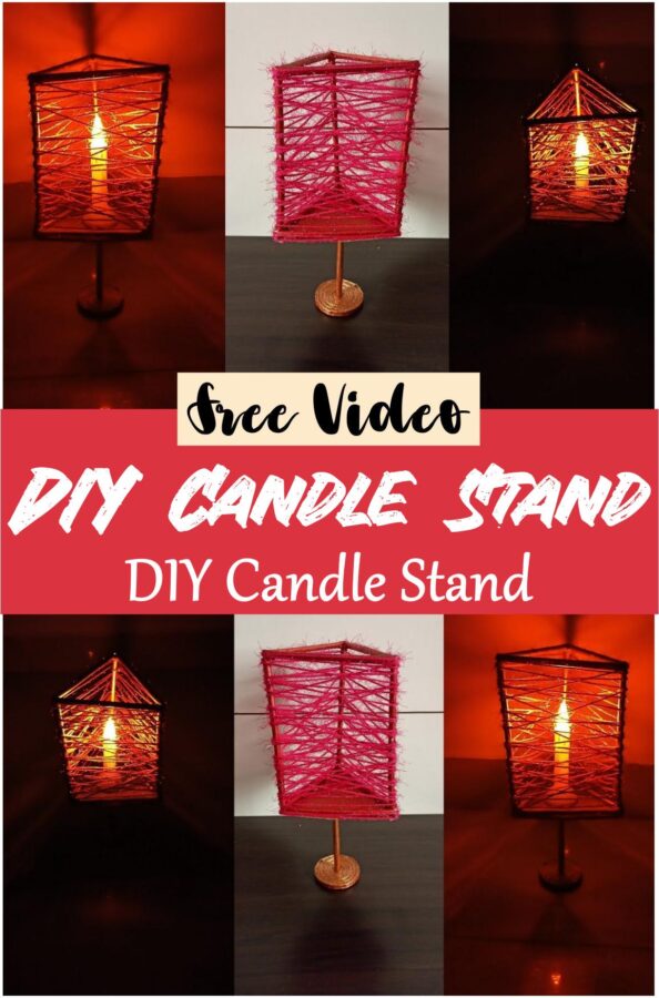 DIY Candle Stand Make Lamp