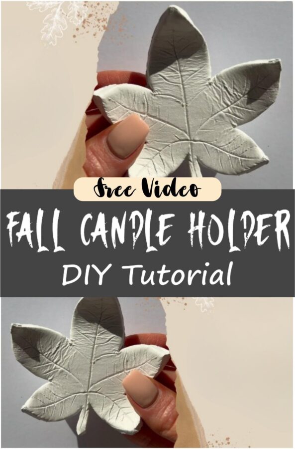 Fall Candle Holder DIY Tutorial