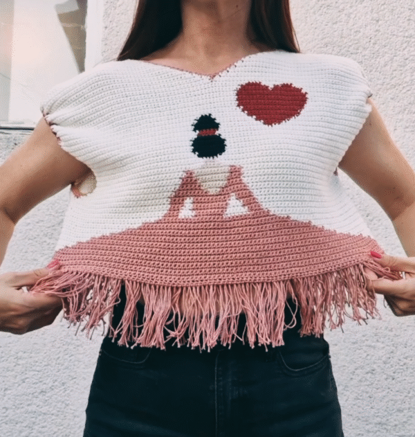 Crochet Amour Top for Christmas Pattern Perfect Holiday Makes