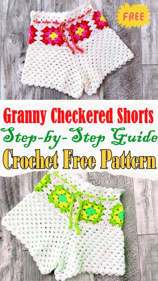 Step-by-Step Guide to Crochet Classic Granny Checkered Shorts
