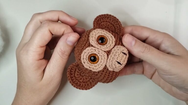 Make Your Own Crochet Monito Monkey Keychain Pattern for Kids
