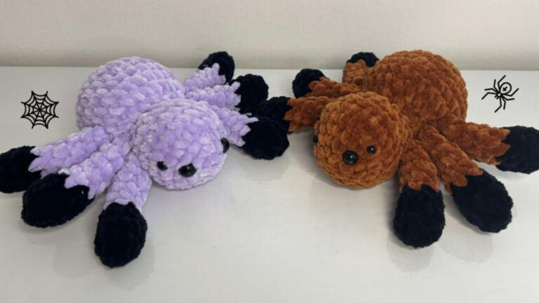 Creepy Spooky Crochet Spider Amigurumi Halloween Toy Pattern Ideas