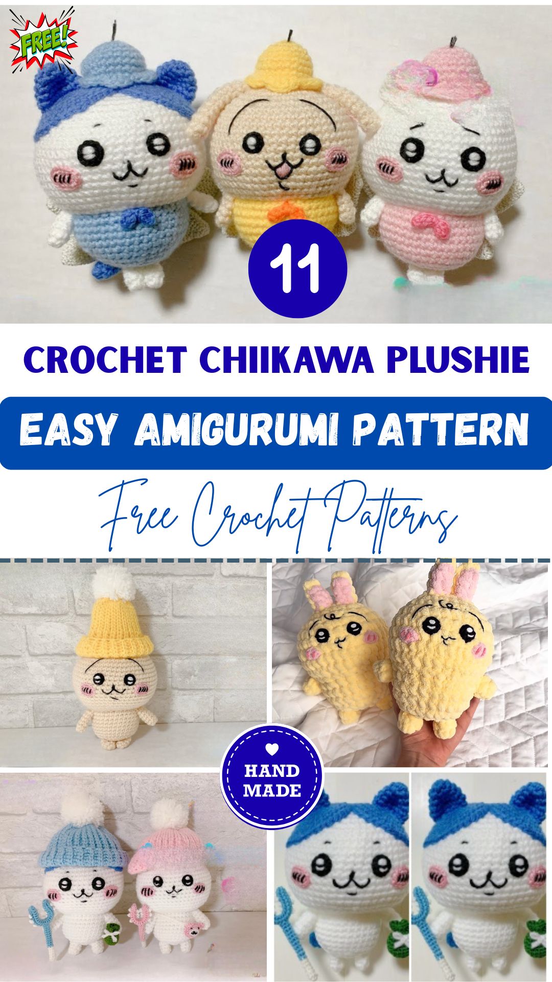 Crochet Chiikawa Plushie Series
