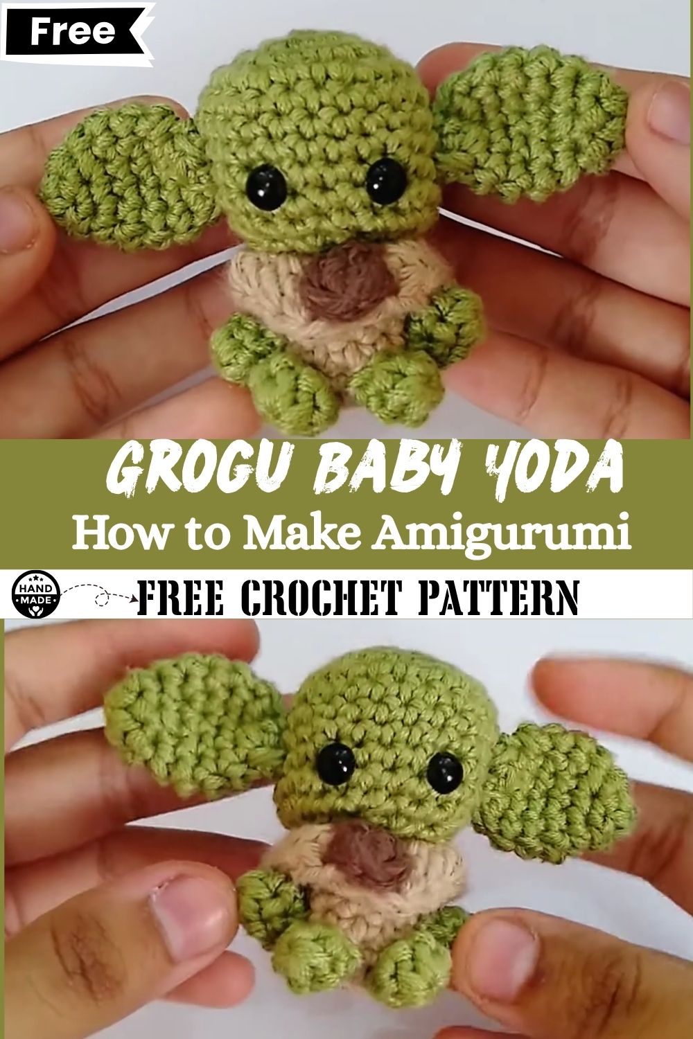 Crochet Grogu Baby Yoda – How to Make Star Inspired Amigurumi