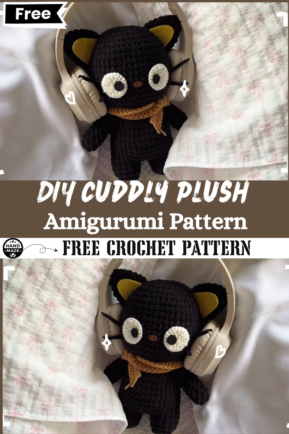 DIY Crochet Cuddly Plush Simple Amigurumi Pattern