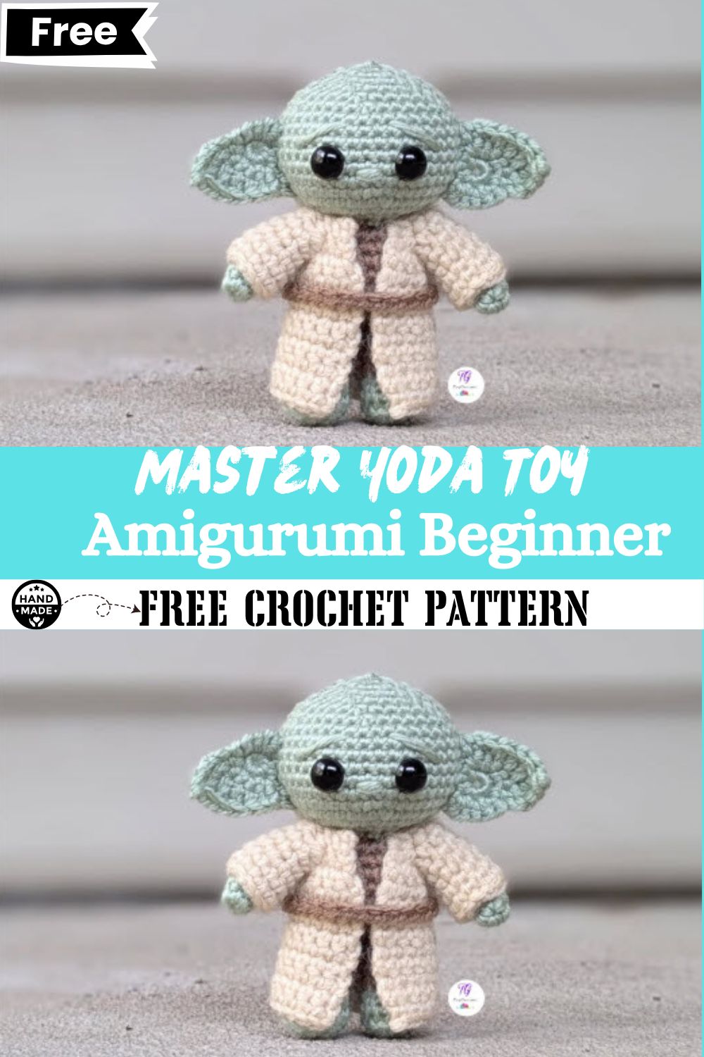 How to Crochet Master Yoda Amigurumi Toy – Beginner Tutorial