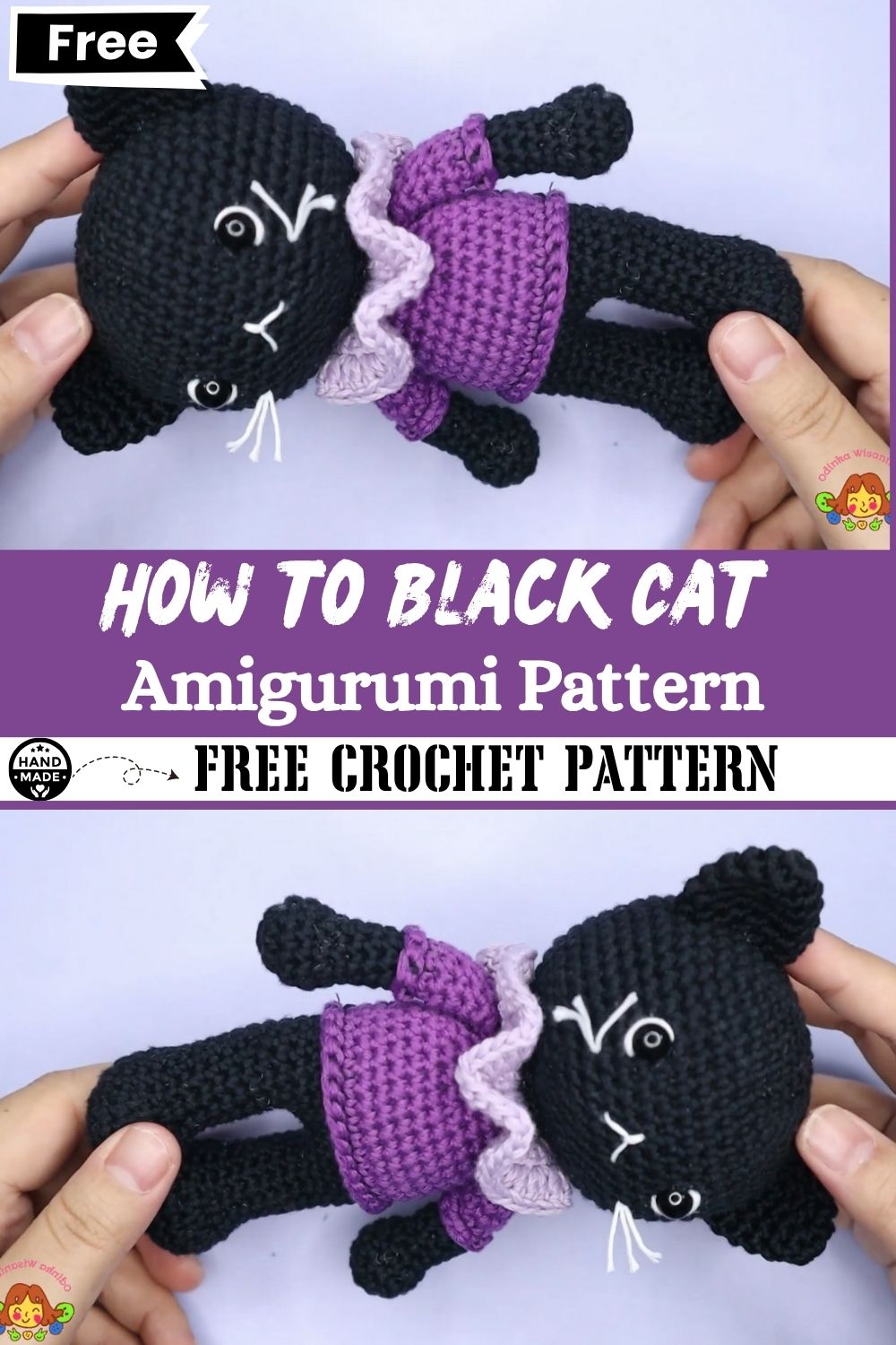 How to Crochet a Black Cat Adorable Amigurumi Plush Pattern