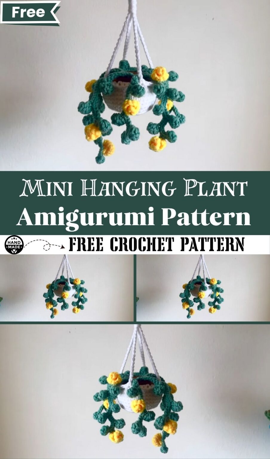 Crochet Hanging Plant Amigurumi Pattern