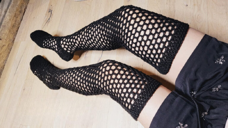 Crochet Fishnet Stocking Pattern Ideas for Bold Chic Outfits