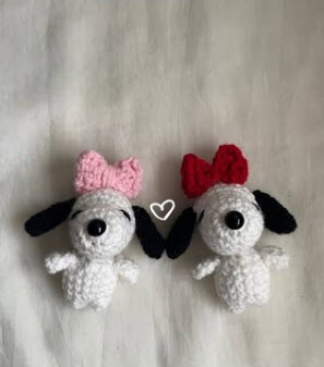 Easy Crochet Beagle Keychain Amigurumi Pattern Toy