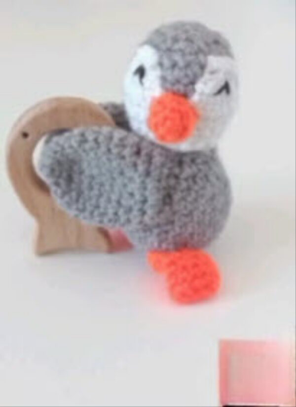 Fabulous Crochet Soft Penguin Rattle Amigurumi Pattern