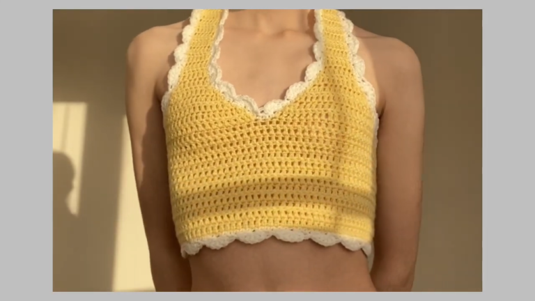 Peaceful Crochet Simple Crochet Ribbed Edge Top Pattern