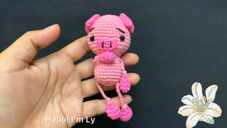Passionate Crochet Pink Pig Stash Buster Amigurumi Pattern