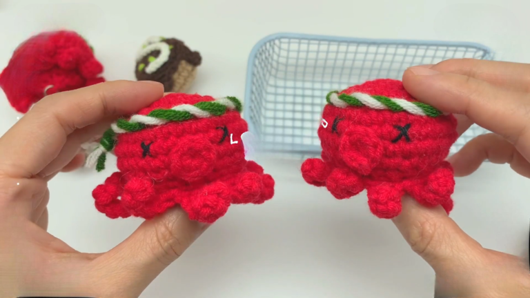 Flawless Crochet Octopus Keychain Amigurumi Pattern