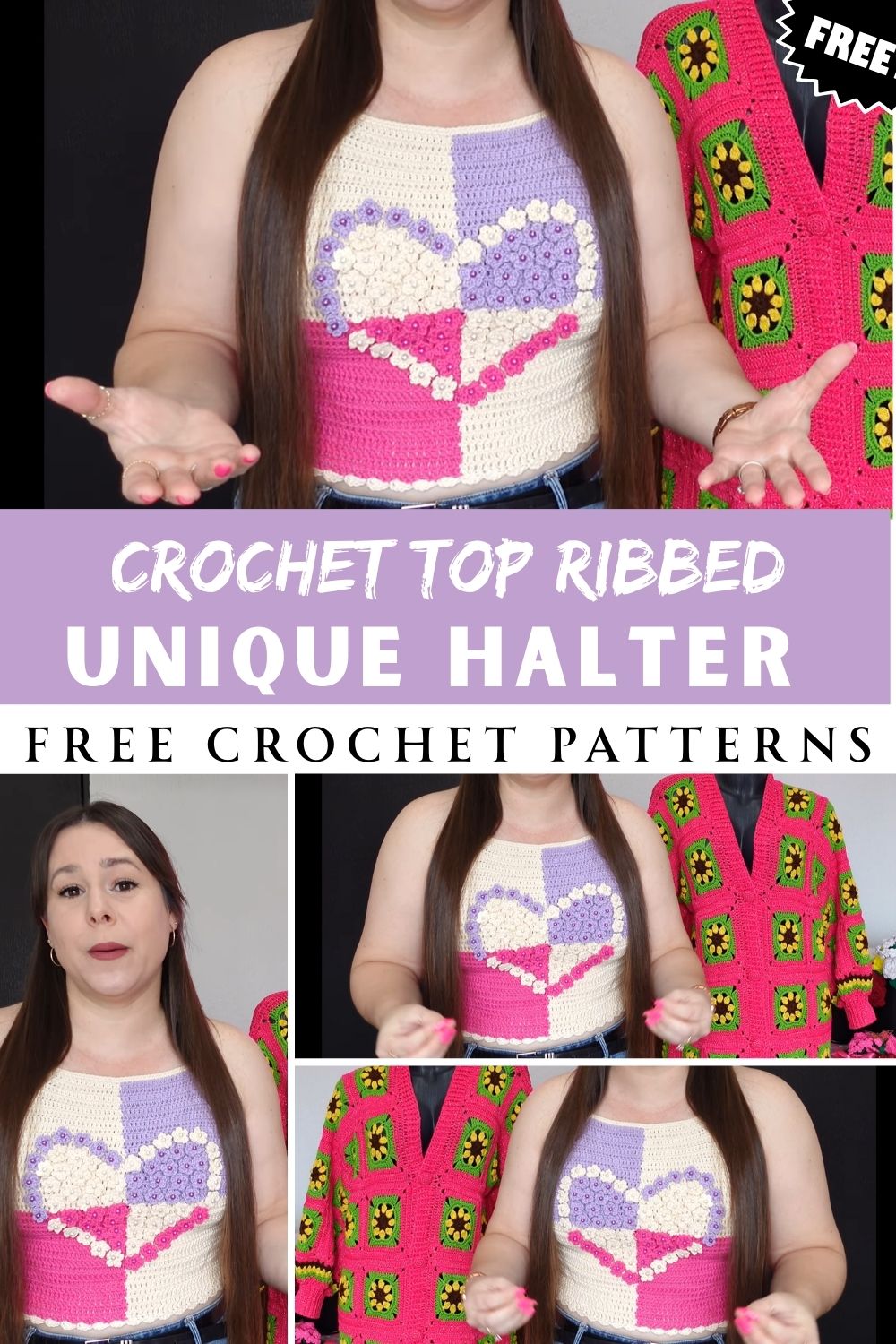 Unique Crochet Top Ribbed Halter Pattern