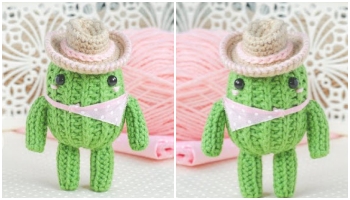 Mini Crochet Chubby Cactus Amigurumi Pattern Toy