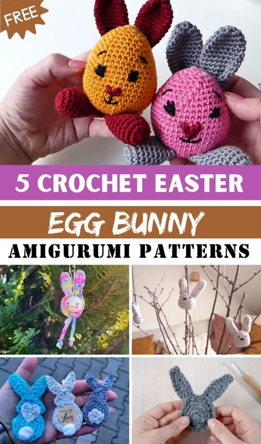 Crochet Easter Egg Bunny Amigurumi Patterns 