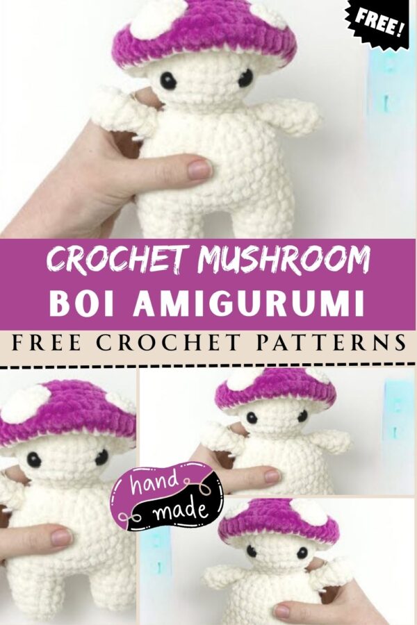 Incredible Crochet Mushroom Boi Amigurumi Pattern