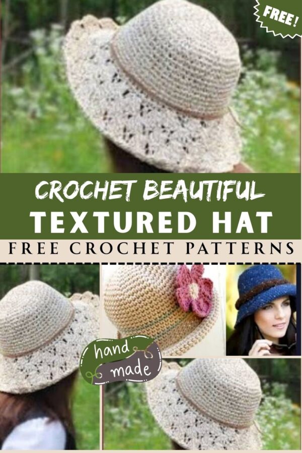 Inspiring Crochet Beautiful Textured Hat Pattern