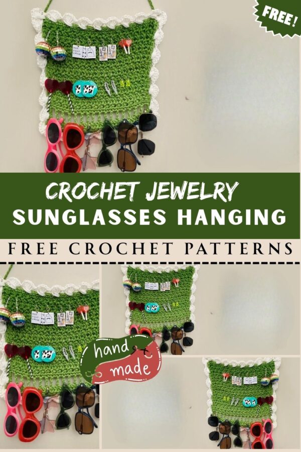 Precious Crochet Jewelry & Sunglasses Hanging Pattern