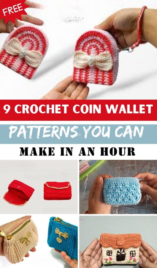 Quick Crochet Coin Wallet Patterns You Can Make in an Hour 