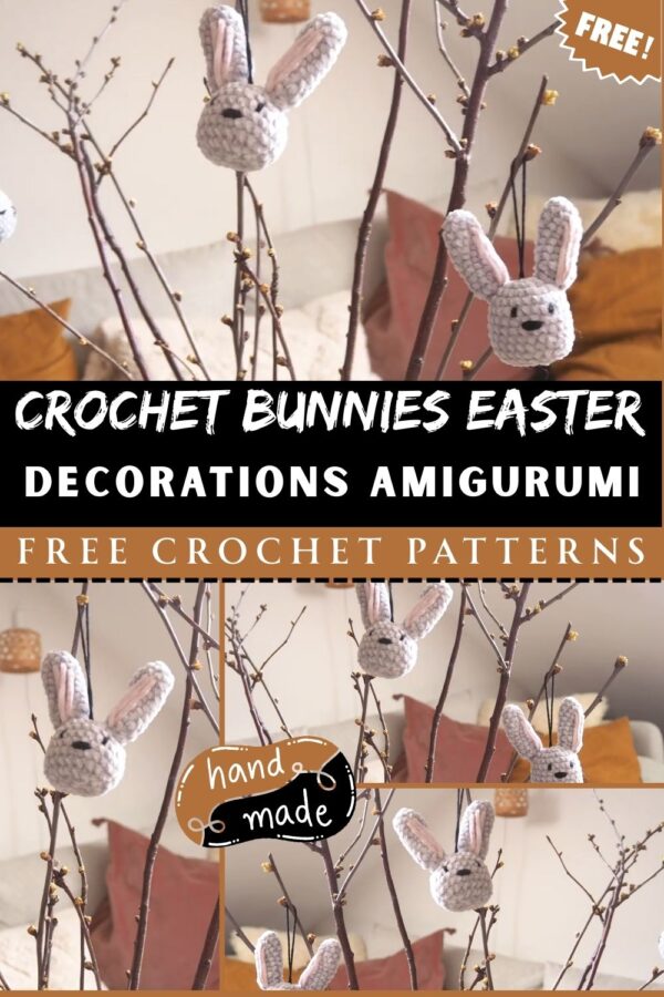 Serene Crochet Bunnies Easter Decorations Amigurumi Pattern 