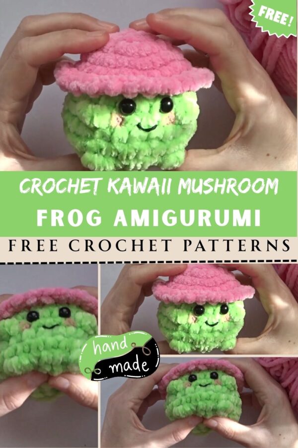 Stunning Crochet Kawaii Mushroom Frog Amigurumi Pattern