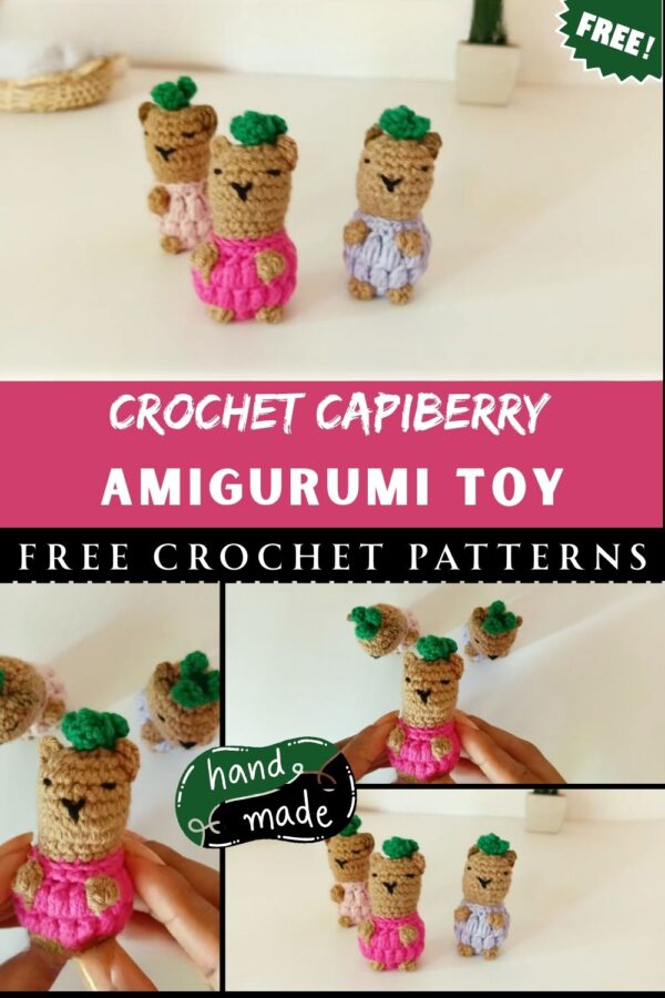 Enchanting Crochet Capiberry Cute Amigurumi Pattern Toy 