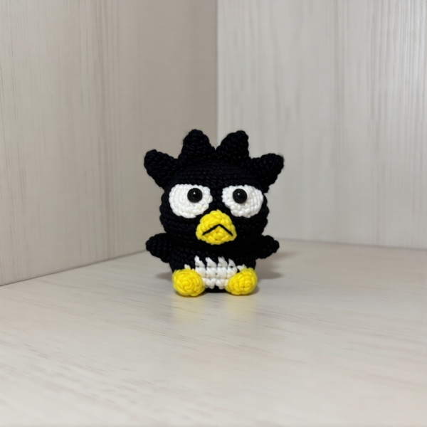 Cute Crochet Black Bird Doll Amigurumi Pattern