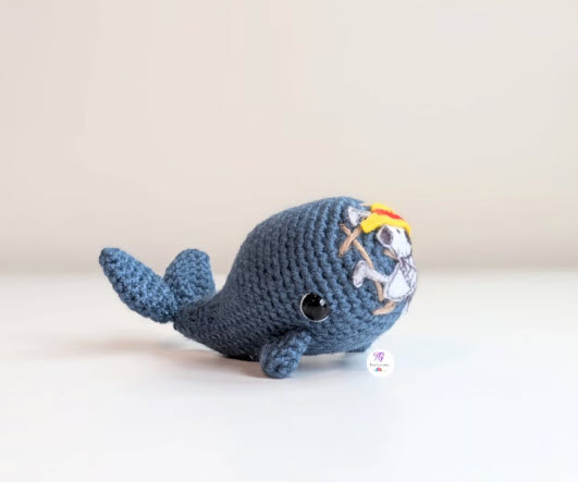 Spectacular Crochet Laboon from One Piece Fun Amigurumi Whale Pattern