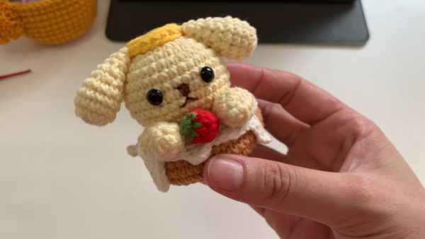 How to Crochet Puppy Donut Keychain Amigurumi Step-by-Step Pattern