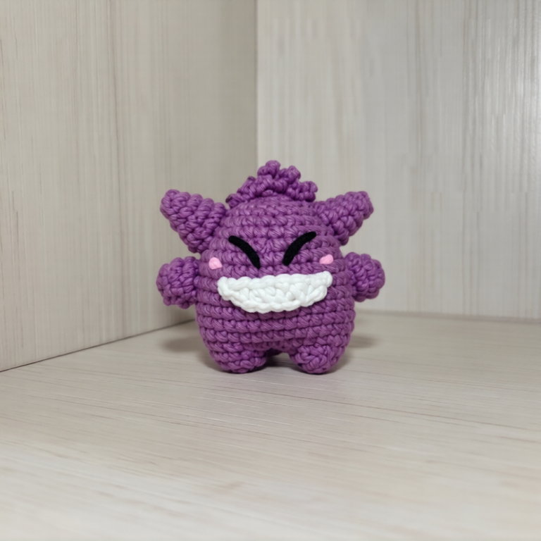 Crochet Purple Monster Doll Amigurumi Pattern