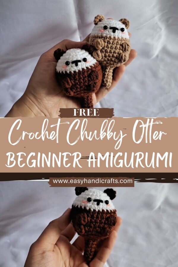 Awesome Crochet Chubby Otter Beginner Amigurumi Project Step-by-Step 