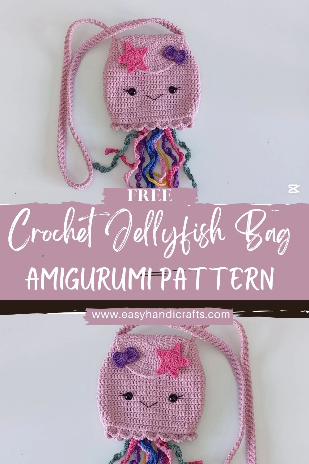Awesome Cute Crochet Jellyfish Bag Amigurumi Pattern Step‑by‑Step