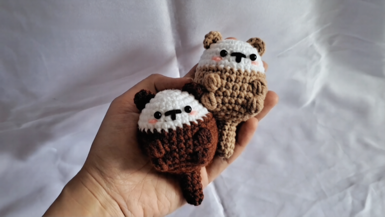 Awesome Crochet Chubby Otter Beginner Amigurumi Project Step-by-Step