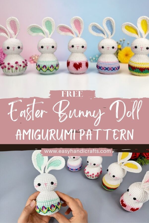 Crochet Easter Bunny Doll Amigurumi Pattern