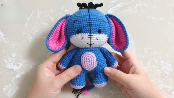 How to Crochet a Cute Donkey Amigurumi Beginner Pattern