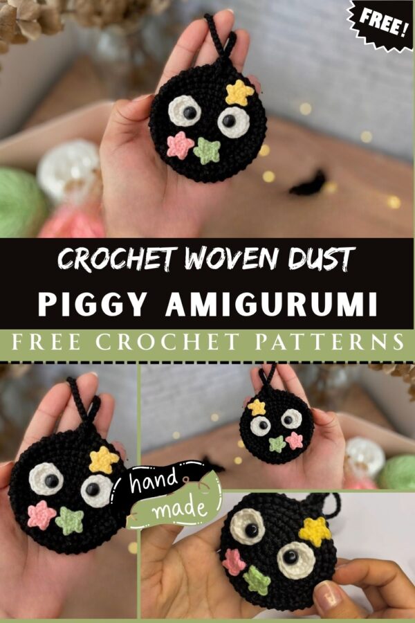 Fabulous Crochet Woven Dust Piggy Amigurumi Pattern