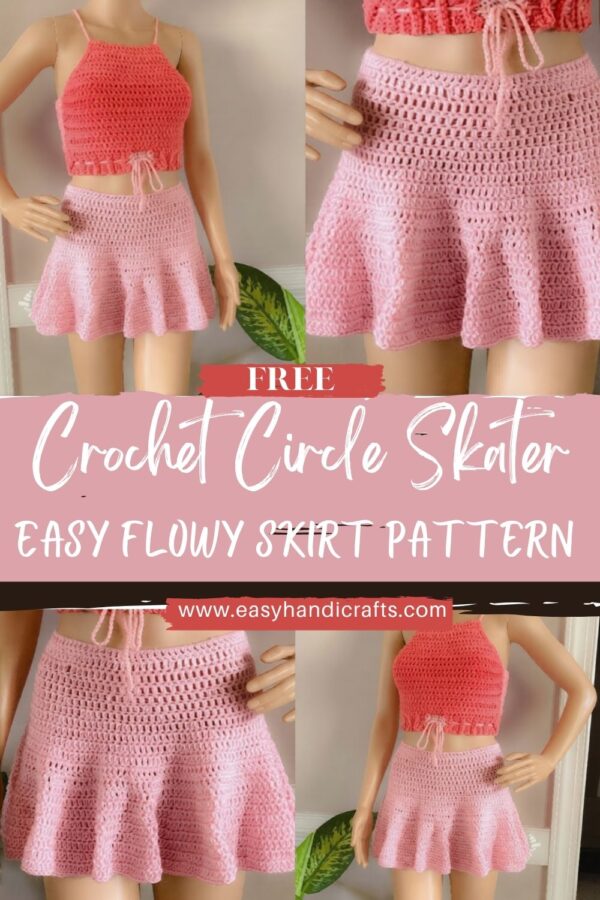 Fantastic Crochet Circle Skater Easy Flowy Skirt Pattern