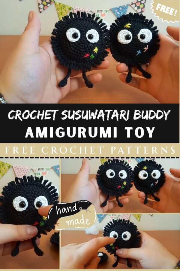 Fantastic Crochet Susuwatari Buddy Amigurumi Pattern Toy 