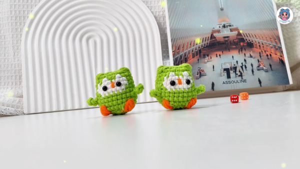 Cute Crochet Duolingo Owl Beginner Amigurumi Pattern