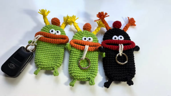How to Make Crochet Key Cover Keychain Amigurumi Step‑by‑Step Pattern