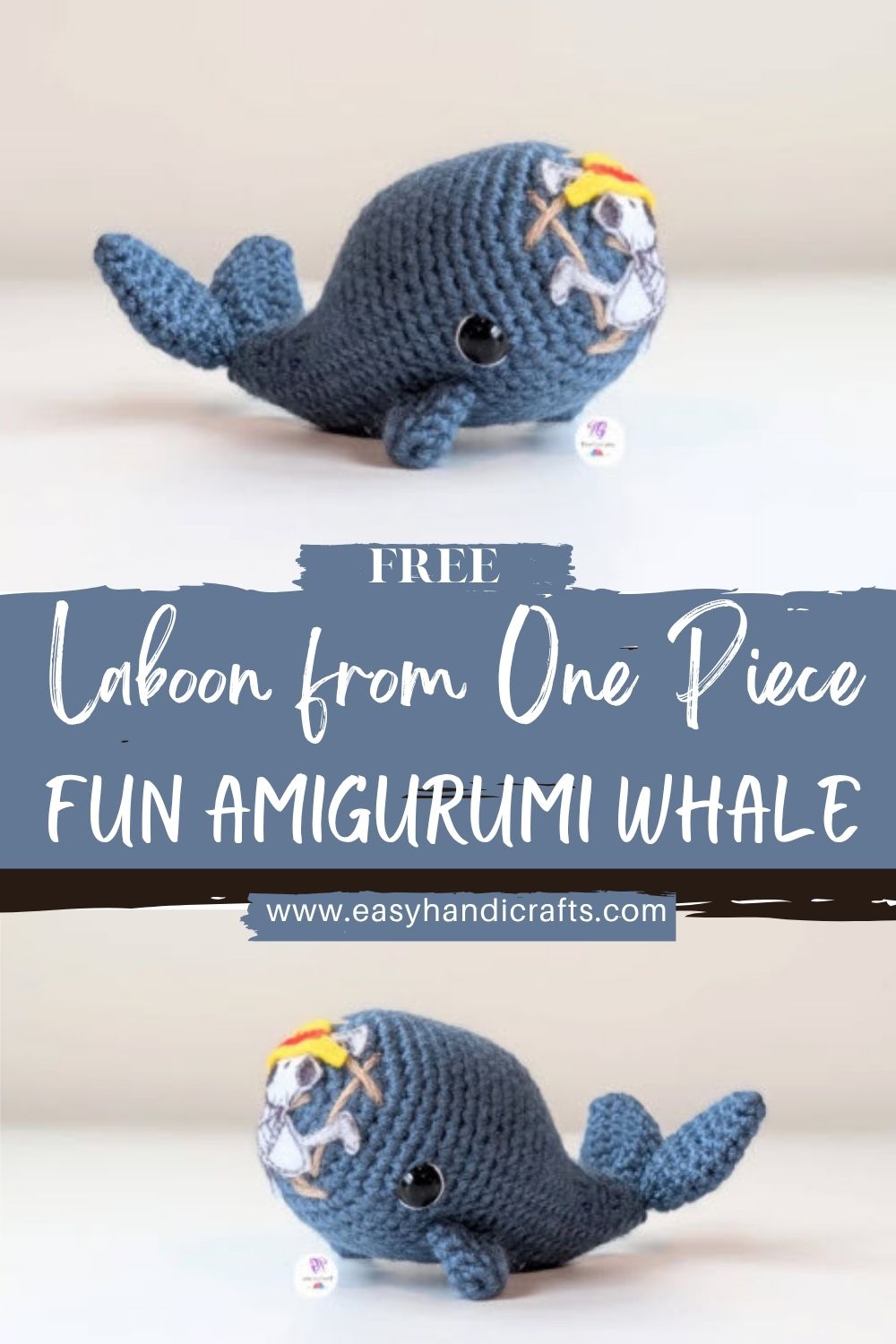 Spectacular Crochet Laboon from One Piece Fun Amigurumi Whale Pattern