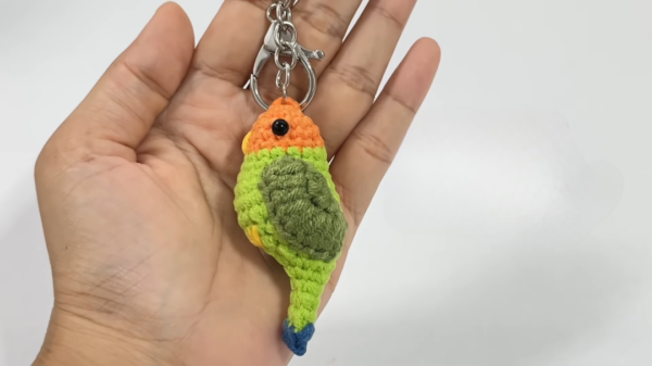 Refreshing Crochet Little Bird Keychain Amigurumi Pattern Step-by-Step