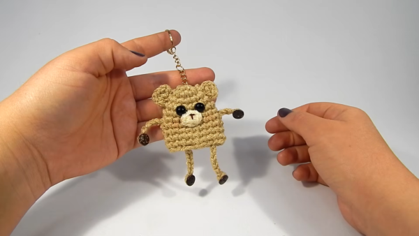 Harmonious Easy Crochet Bear Stress‑Relief Keychain Amigurumi Pattern