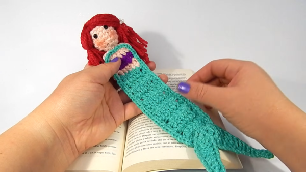 Fantastic Cute Crochet Little Mermaid Bookmark Amigurumi & Creative Pattern