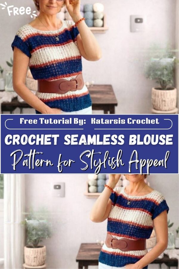 Charming Crochet Seamless Blouse Pattern for Stylish Appeal