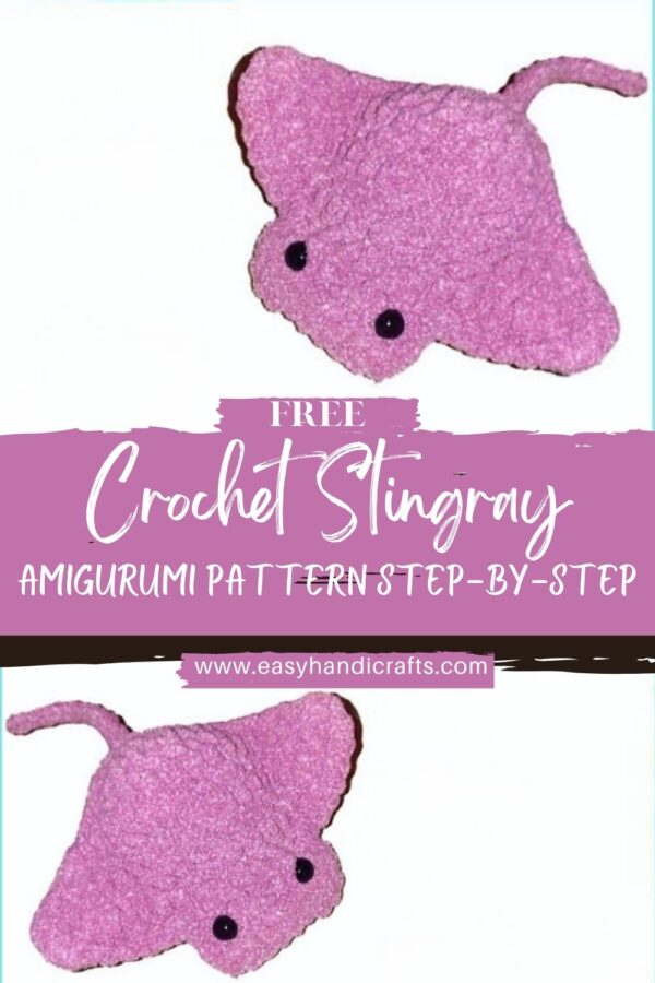Charming Crochet Stingray Amigurumi Pattern Step-by-Step for Beginners